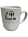 16 oz. ceramic mug has matte finish exterior with inner glaze. 2022 ARRL Field Day logo.

